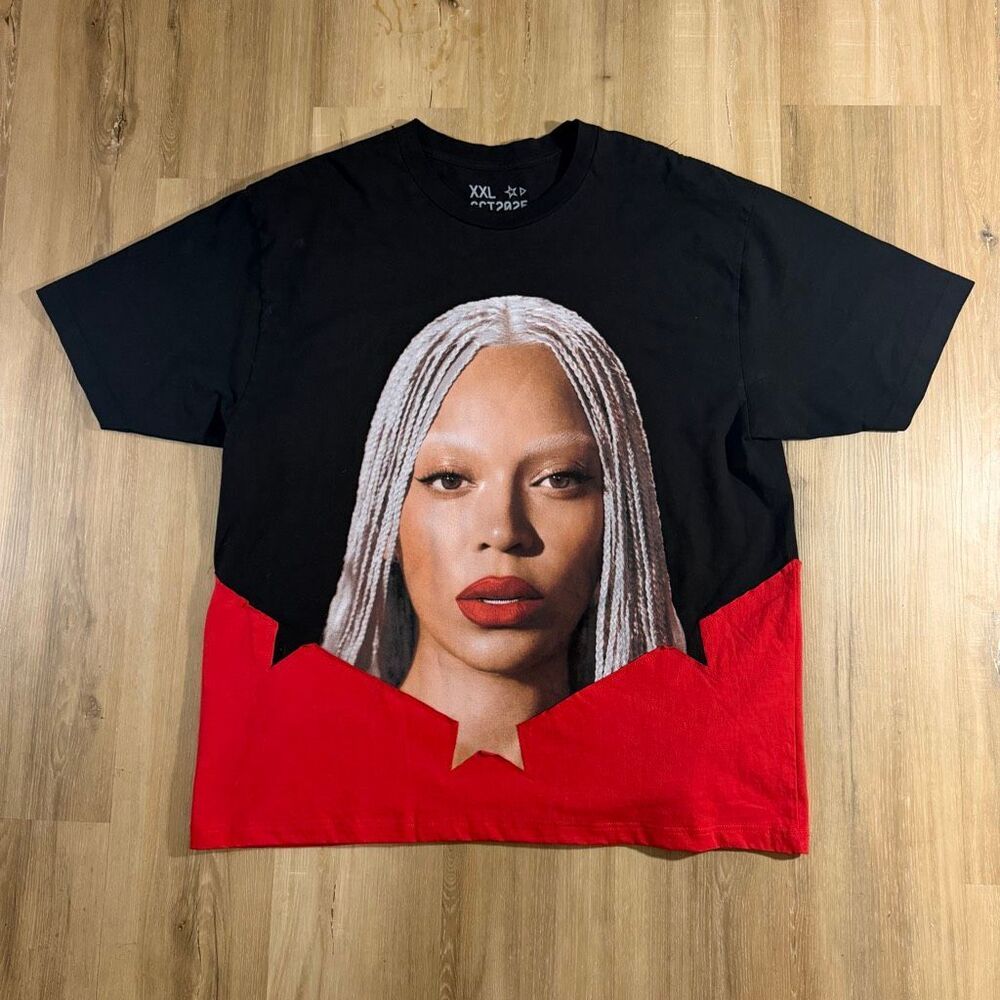 Beyoncé Cowboy Carter Shirt Black Red Oversized Boxy Concert Tee Sz XXL Country